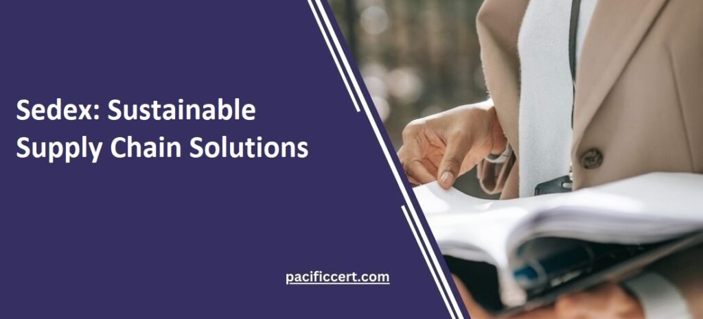 SEDEX: Sustainable Supply Chain Solutions