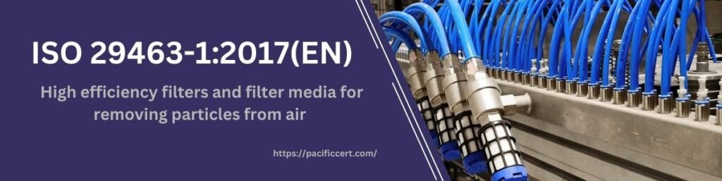 ISO 29463-1:2017-High efficiency filters 