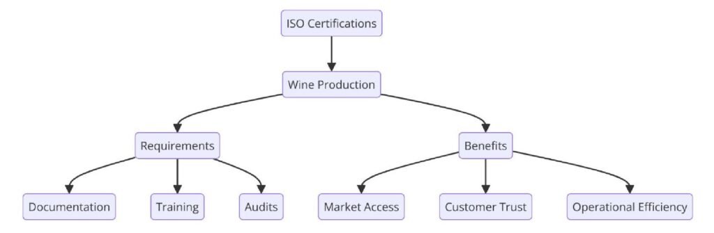 ISO Certifications for Wine Production Businesses, Requirements and Benefits